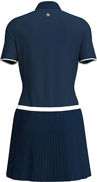Women's Pleated Polo Dress