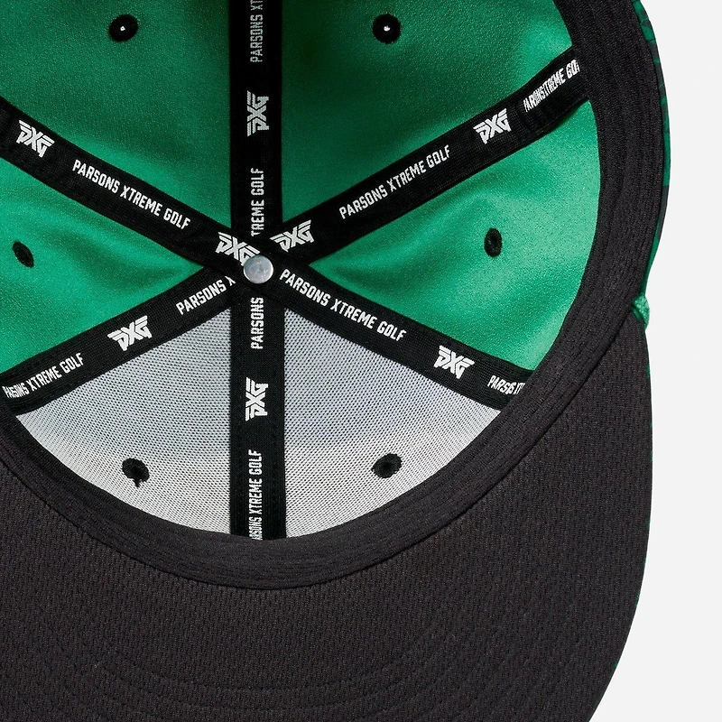 Men's Darkness Tiki Skull 6-Panel Flat Bill Cap