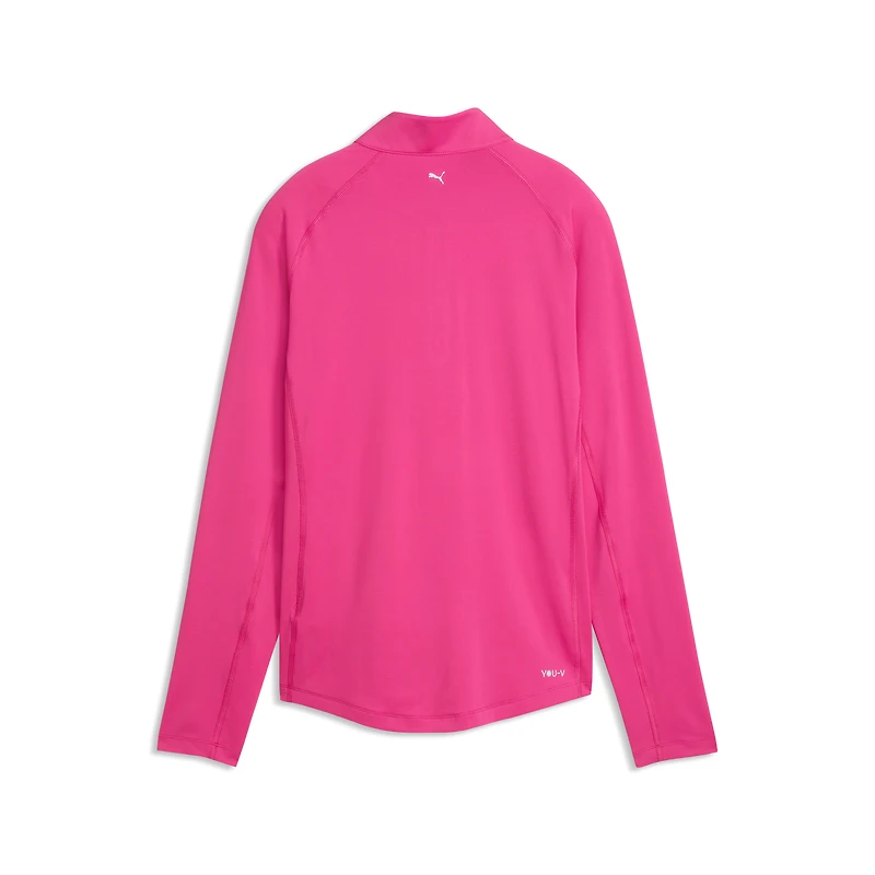 Women's YouV Solid 1/4 Zip Long Sleeve Top