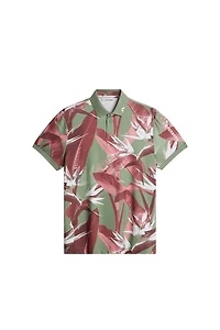 Men's Tour Tech Print Short Sleeve Polo