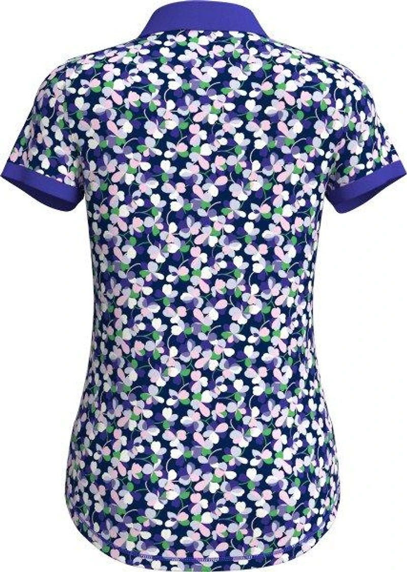 Women's Mesh Detail Short Sleeve Polo