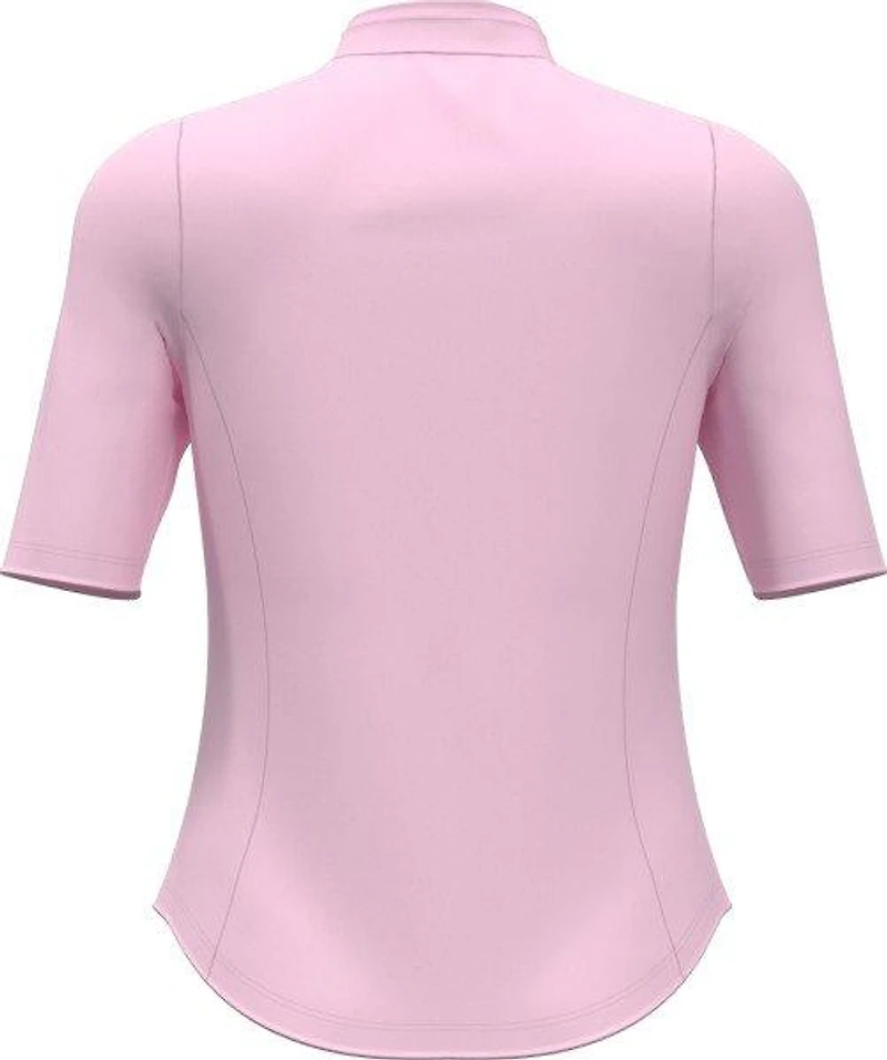 Women's Zip Mock 1/2 Sleeve Top