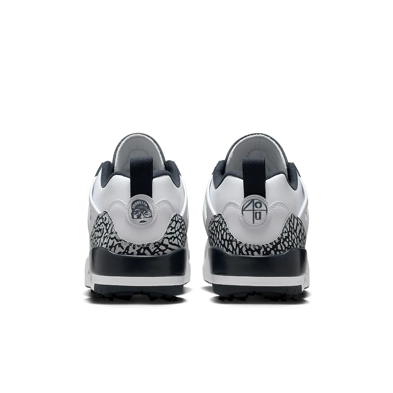 Air Jordan Spizike G Spiked Golf Shoe - White/Black