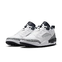Air Jordan Spizike G Spiked Golf Shoe - White/Navy