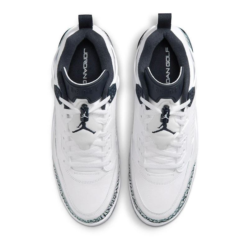 Air Jordan Spizike G Spiked Golf Shoe - White/Black