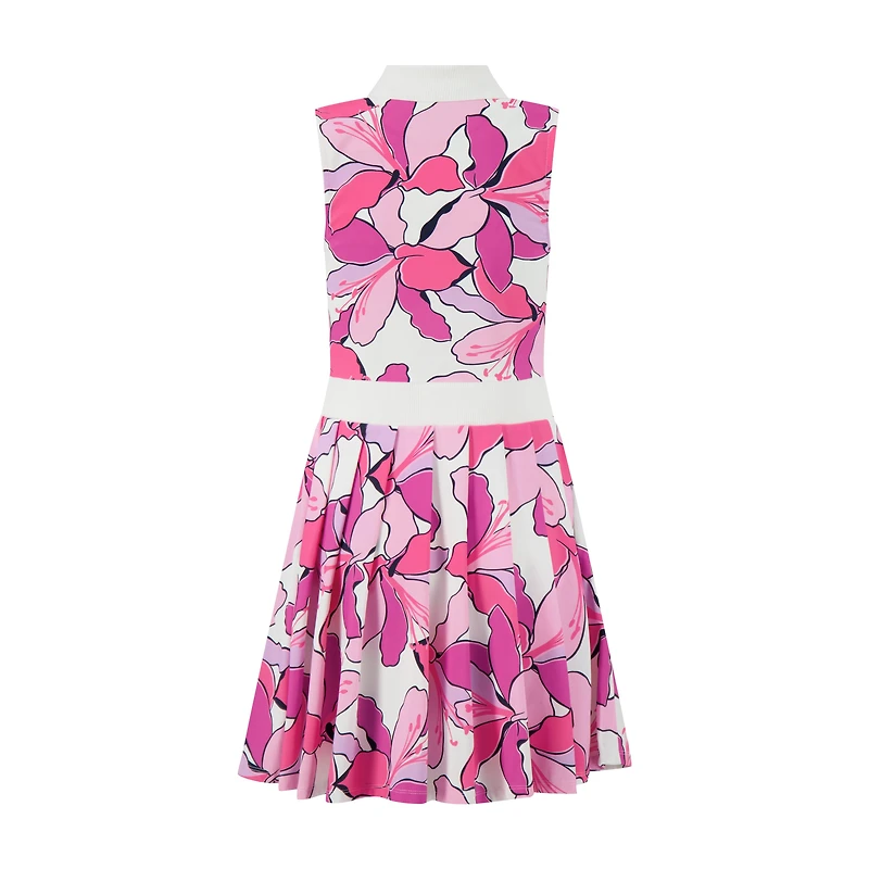 Women's Clubhouse Pleated Sleeveless Polo Dress