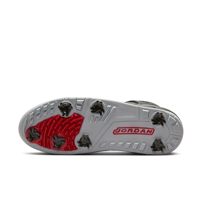 Air Jordan Spizike Spiked Golf Shoe - Black/Red