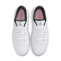 Air Jordan 1 Low G Spiked Golf Shoe - White/Green/Pink