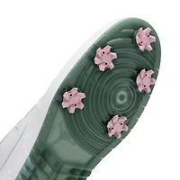 Air Jordan 1 Low G Spiked Golf Shoe - White/Green/Pink