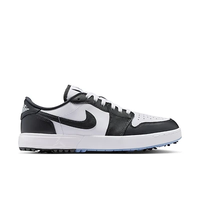 Air Jordan 1 Low G Spiked Golf Shoe - White/Black