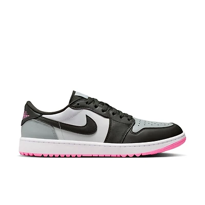 Air Jordan 1 Low Spikeless Golf Shoe - White/Black/Pink