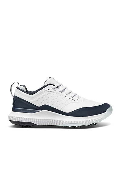 Men's NuAge Mega Spiked Golf Shoe - White/Navy