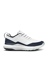 Men's NuAge Mega Spiked Golf Shoe - White/Navy