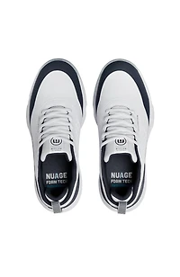 Men's NuAge Mega Spiked Golf Shoe - White/Navy