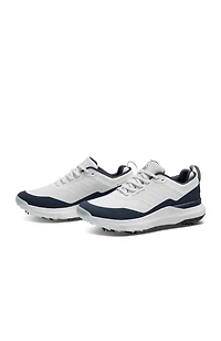 Men's NuAge Mega Spiked Golf Shoe - White/Navy