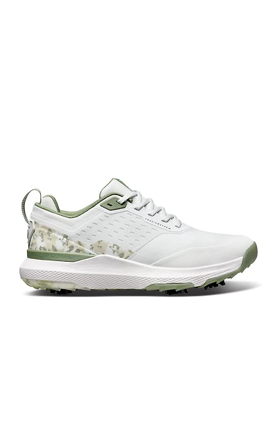 Men's NuAge Mega Spiked Golf Shoe - White/Green