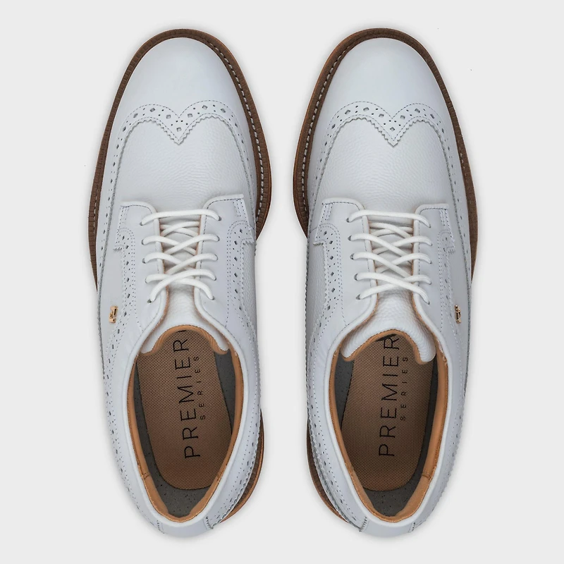 Men's Premiere Series Marquis Spiked Golf Shoe - White