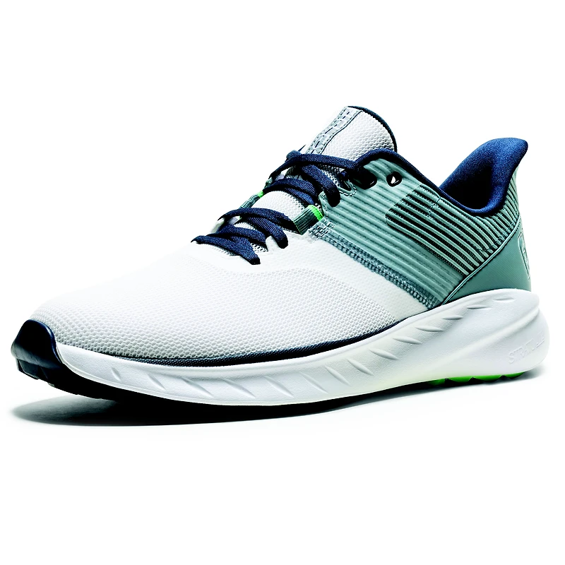 Men's Flex Spikeless Golf Shoe - White/Blue