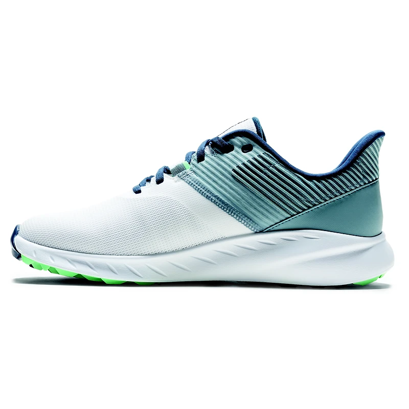 Men's Flex Spikeless Golf Shoe - White/Blue