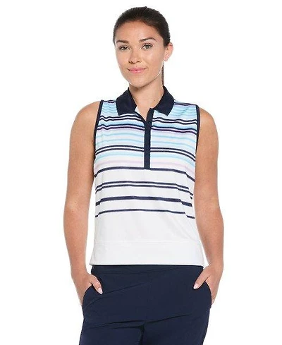Women's Placed Stripe Sleeveless Top