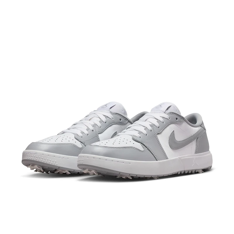 Air Jordan 1 Low G Spiked Golf Shoe - Grey/White