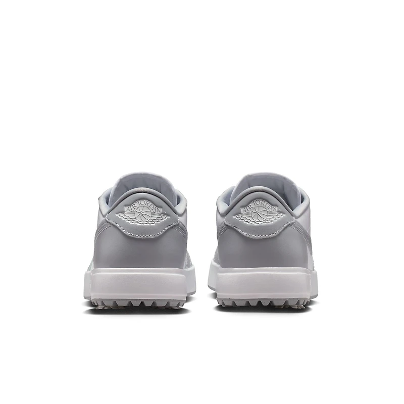 Air Jordan 1 Low G Spiked Golf Shoe - Grey/White