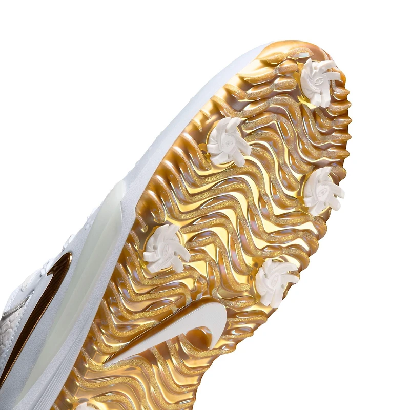 Victory Pro 4 Players NRG Spiked Golf Shoe - White/Gold