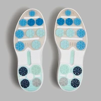 Men's Gallivan2r Tuxedo Stripe Spikeless Golf Shoe - White/Grey