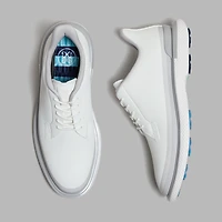 Men's Gallivan2r Tuxedo Stripe Spikeless Golf Shoe - White/Grey