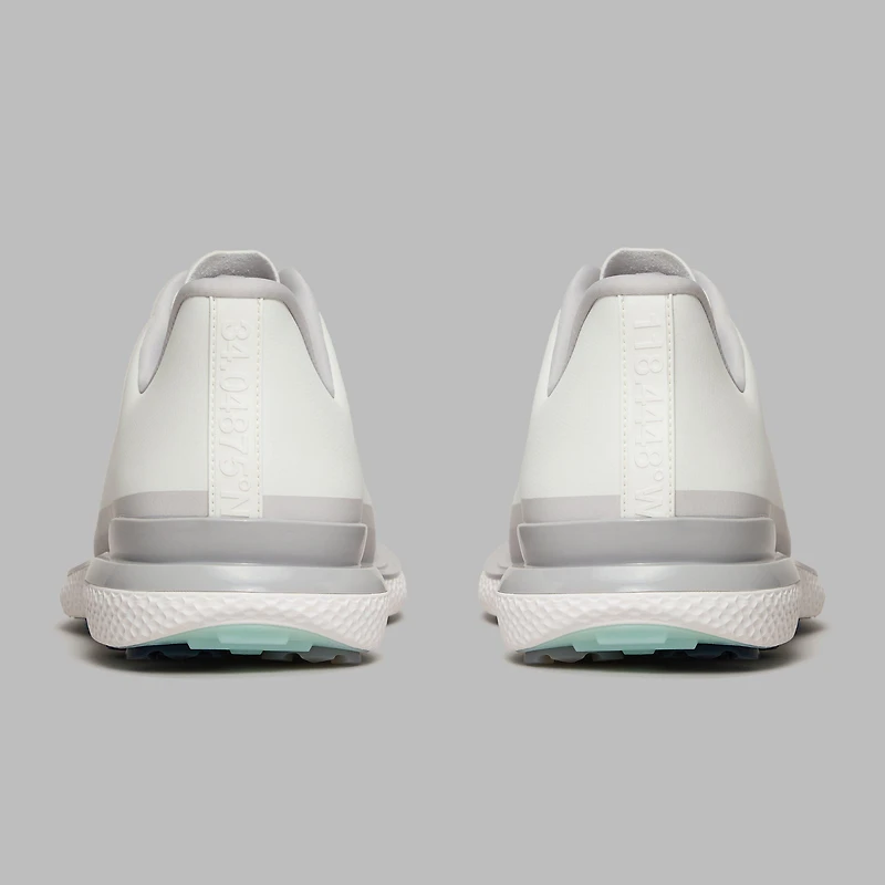 Men's Gallivan2r Tuxedo Stripe Spikeless Golf Shoe - White/Grey