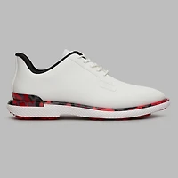 Men's Gallivan2r Camo Spikeless Golf Shoe - White/Red