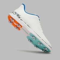 Men's Gallivan2r G/LOCK Spiked Golf Shoe - White/Blue