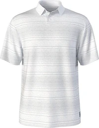 Men's All Over Jaspe Stripe Short Sleeve Polo