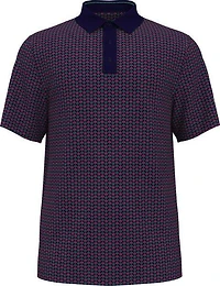 Men's Azalea Geo Printed Short Sleeve Polo