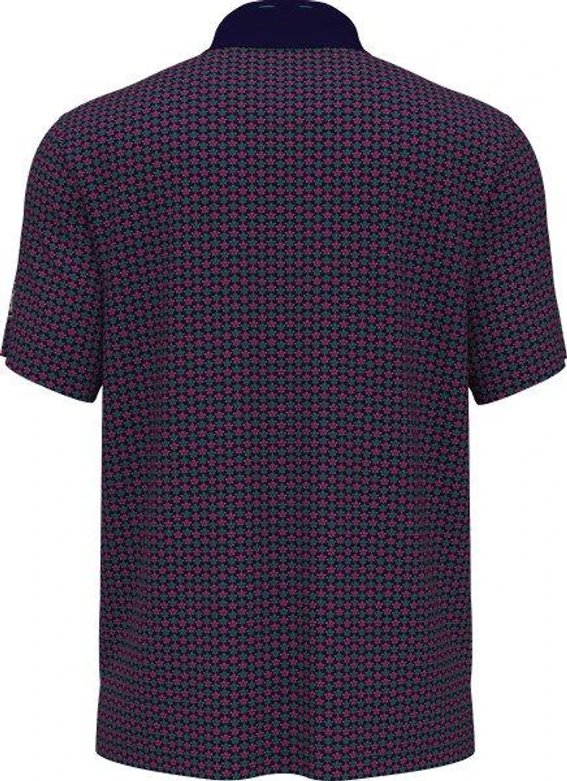 Men's Azalea Geo Printed Short Sleeve Polo