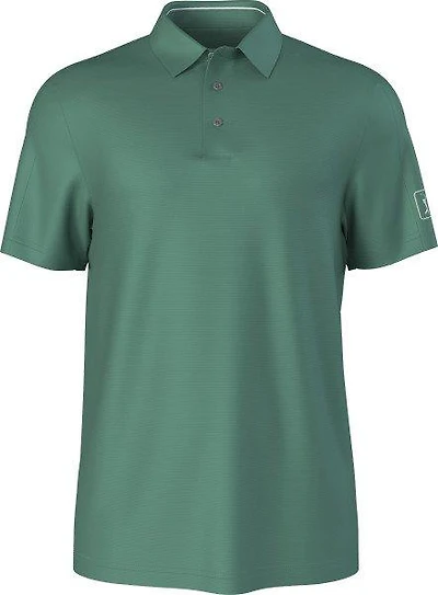 Men's Solid Cooling Texture Short Sleeve Polo