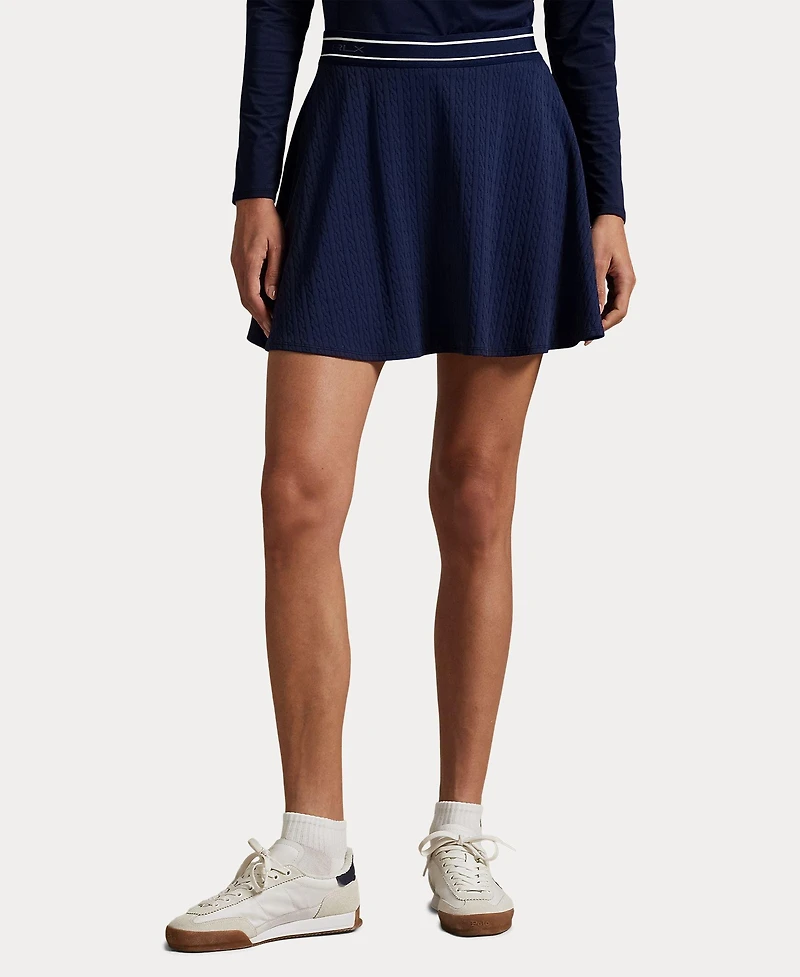 Women's Cable Knit 15 Inch Skort