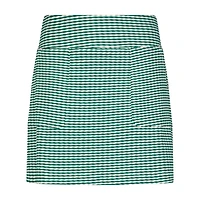 Women's A-Line Gingham Patch Pocket Skort