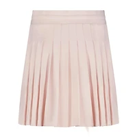 Women's Flat Front Pleated Back Skort