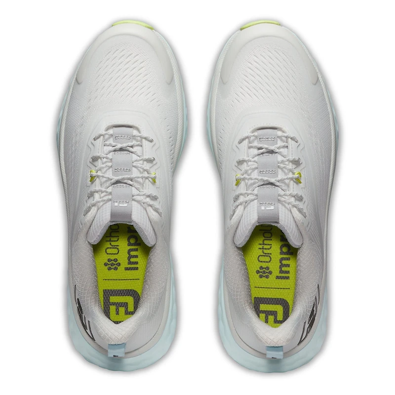 Prior Generation - Women's Quantum Spikeless Golf Shoe - White/Grey/Blue