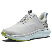 Prior Generation - Women's Quantum Spikeless Golf Shoe - White/Grey/Blue