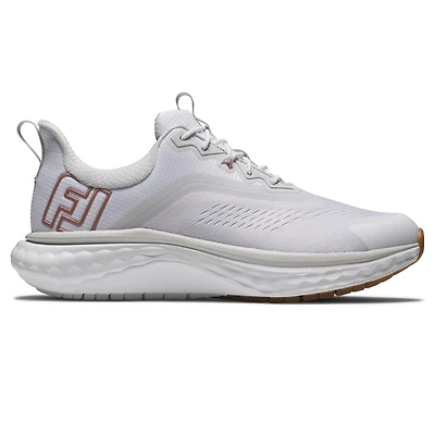 Prior Generation - Women's Quantum Spikeless Golf Shoe White/Pink