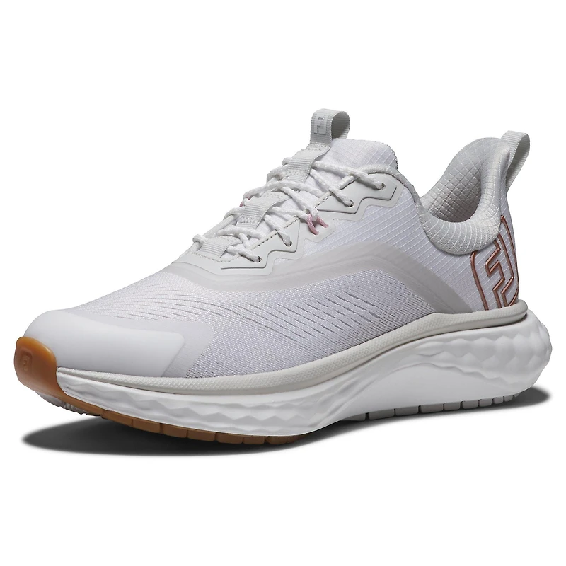Prior Generation - Women's Quantum Spikeless Golf Shoe White/Pink