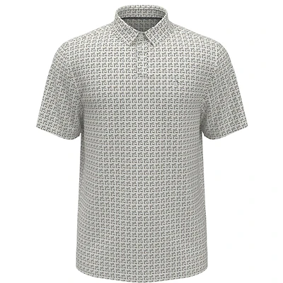 Men's Pete's Castle Rock Windowpane Short Sleeve Polo