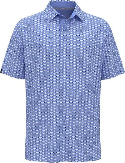 Men's Albatross Geo Print Short Sleeve Polo