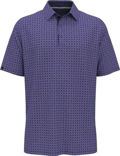 Men's Golf Club Geo Print Short Sleeve Polo