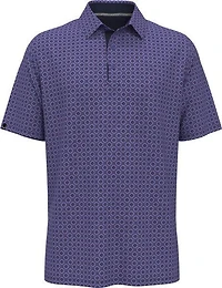 Men's Golf Club Geo Print Short Sleeve Polo