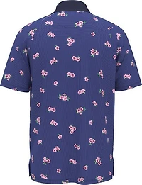 Men's Azalea Gingham Print Short Sleeve Polo