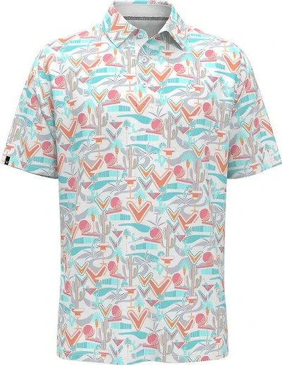 Men's Resort Conversational Print Short Sleeve Polo