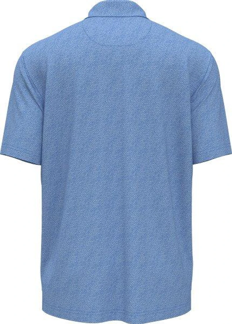 Men's Printed Heather Geo Short Sleeve Polo